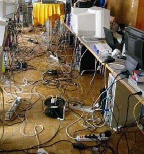 A typical 90s LAN party. Image: devRant.com