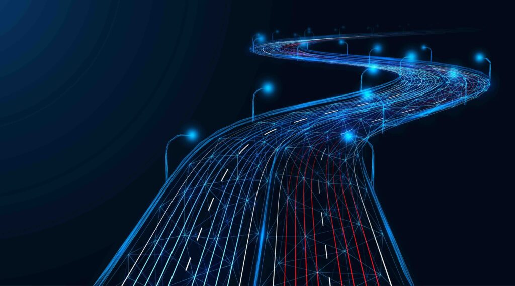 highway visual to represent network capacity