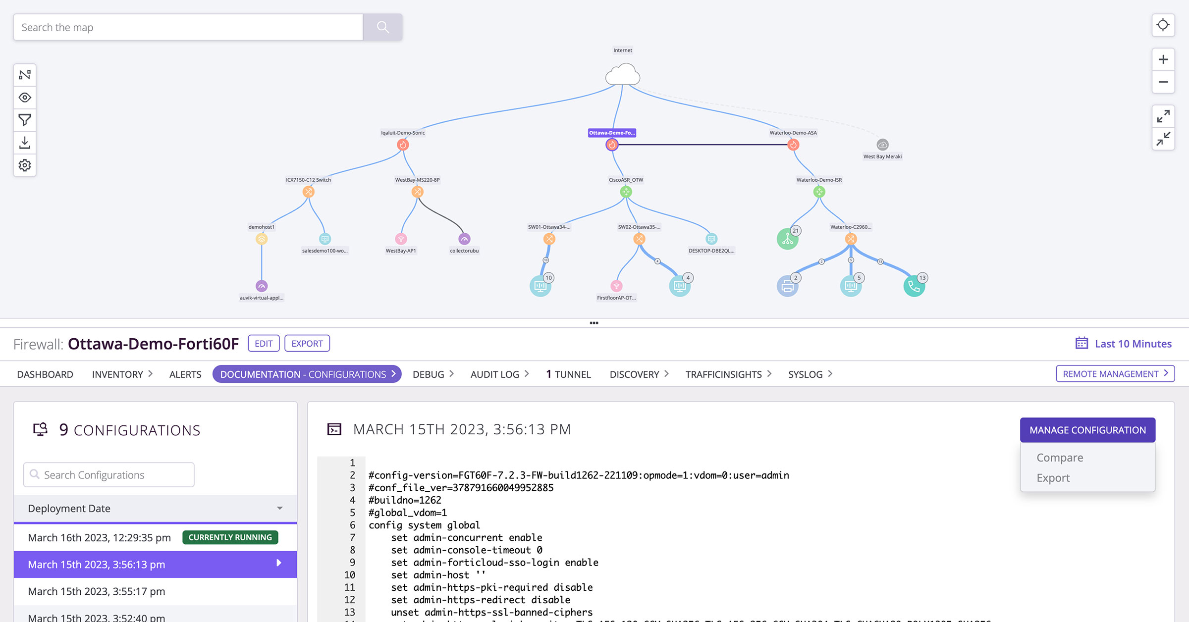 screenshot - robust compliance and auditing