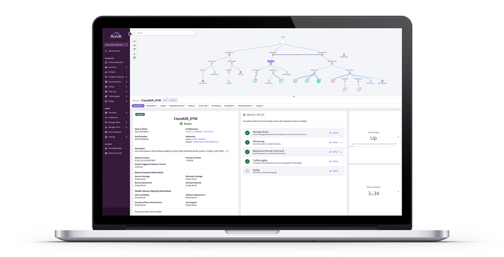 screenshot - network troubleshooting software