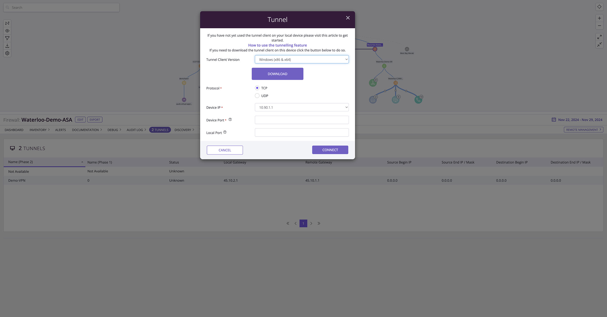 screenshot - remote issue detection and troubleshooting